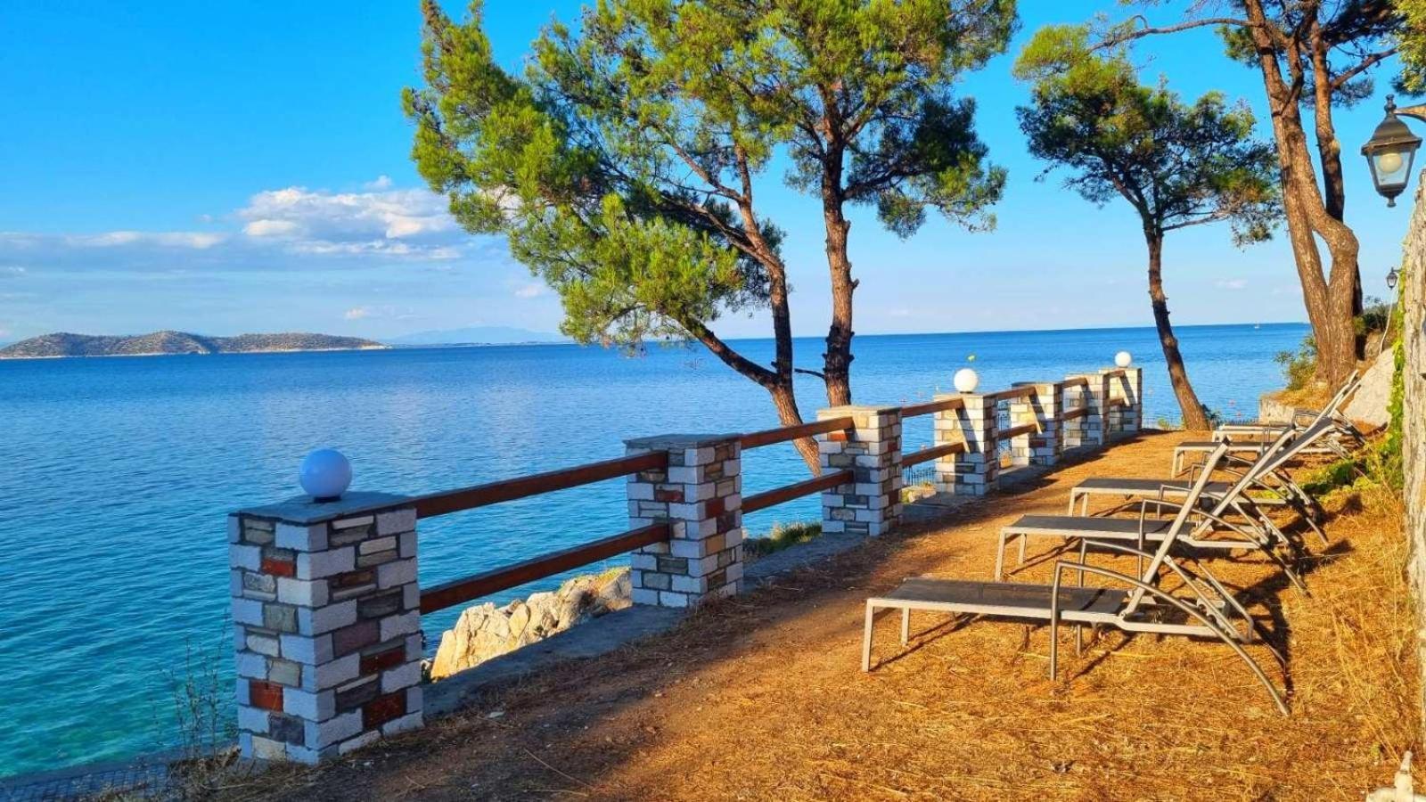 Villa Victoria By La Scala Beach Тасос Экстерьер фото